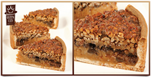 Deep Dish Chocolate Bourbon Pecan Pie, 2” High 33120