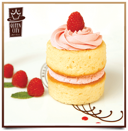 Vanilla Raspberry Cake 3" 11221
